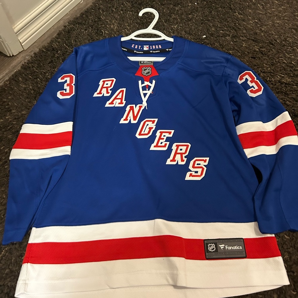 Fanatics New York Rangers Henrik Lundqvist Jersey - Youth L/XL
